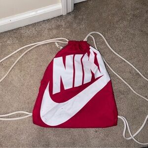Nike Pink Drawstring Bag
